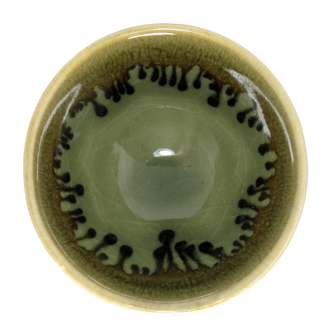 Celadon Ceramic Aroma Oil Burner (Aroma Lamp, Oil Diffuser), Crackled Green - TropicaZona