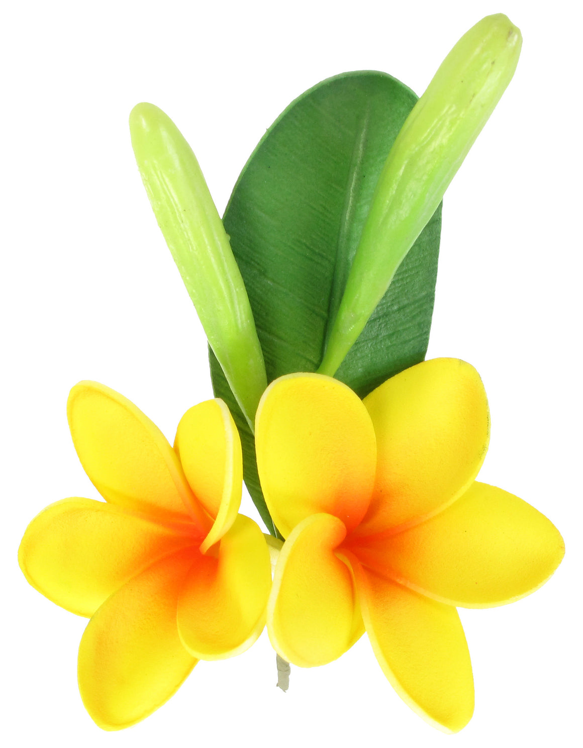 Artificial Plumeria (Frangapani) Foam Flower Corsage, Small Bouquet - TropicaZona