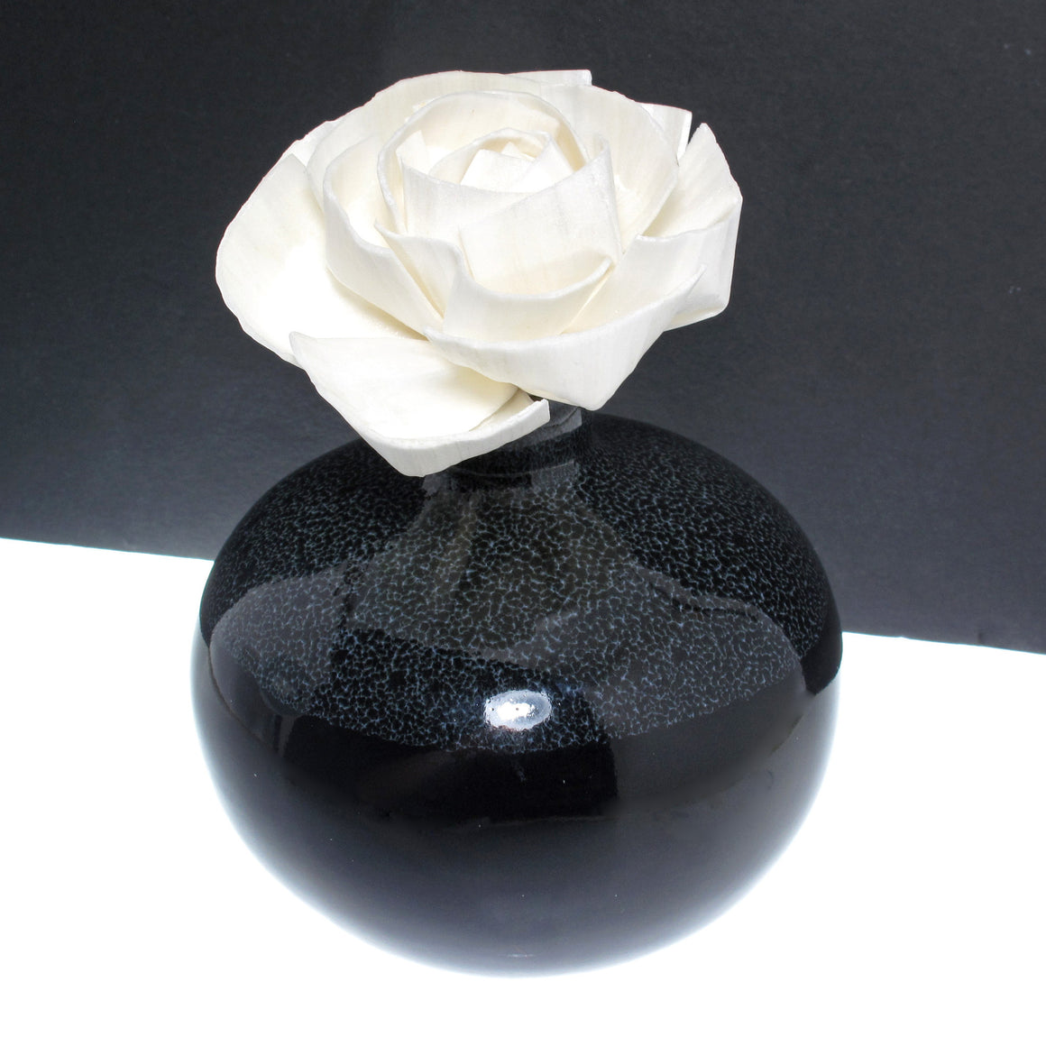 Sola Wood Flower Aroma Oil Diffuser with a Bendable Cotton Wire Wick, Peony - TropicaZona