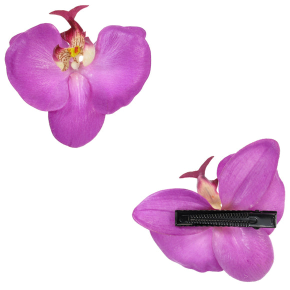 How To Make An Artificial Phalaen (Phalaenopsis) Orchid Flower Hair Clip
