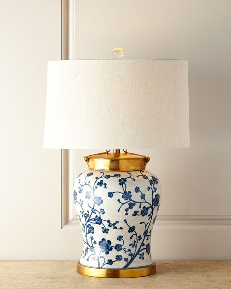 Floral Chinoiserie Lamp - TropicaZona