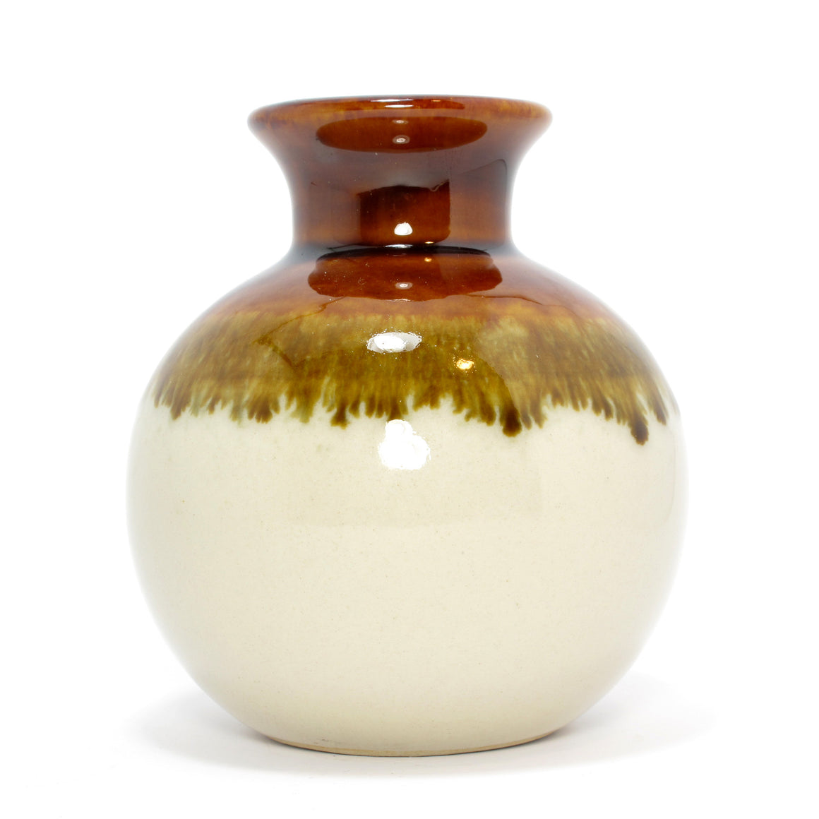 Ceramic Aroma Oil Diffuser Vase, Glazed Finish & 10 Diffuser Rattan Reed Sticks, 10 inches long (each) - TropicaZona