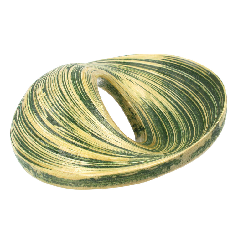 Spun Bamboo Napkin Rings, 4-Pack, Green - TropicaZona