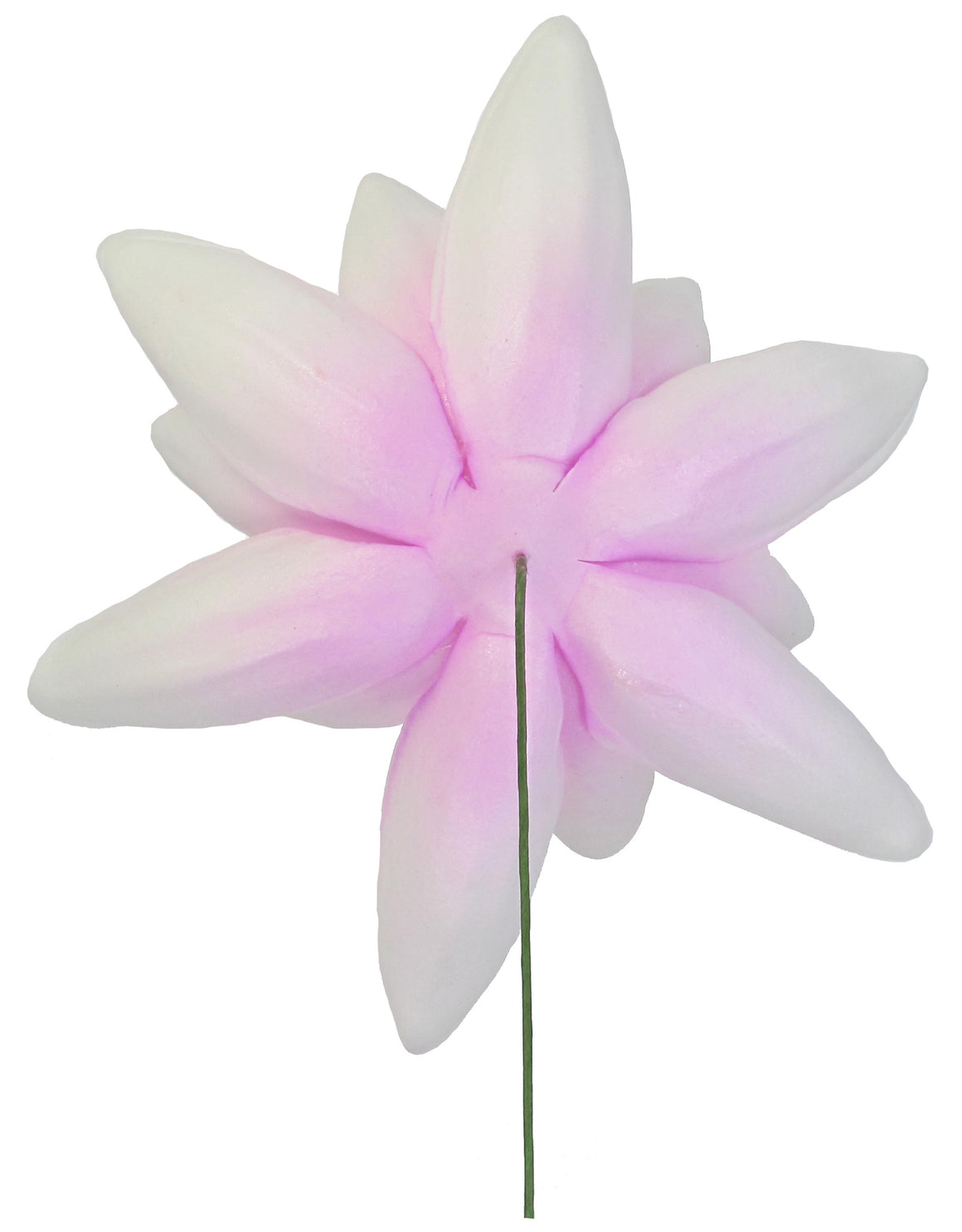 Large Floating Water Lily Foam Flower, White - TropicaZona